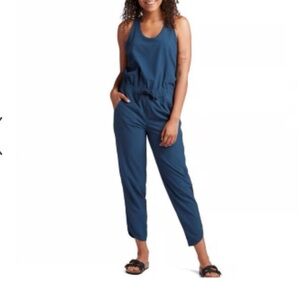 All in Motion romper in blue